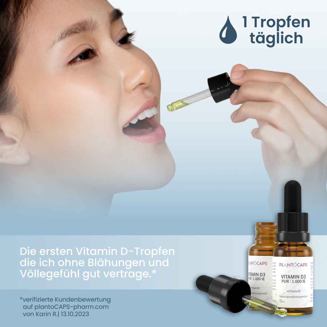 VITAMIN D3 PUR | 1.000 IE Tropfen