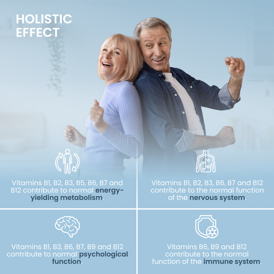 plantoCAPS ALL IN B-KOMPLEX Capsules 60 pcs - How It Works