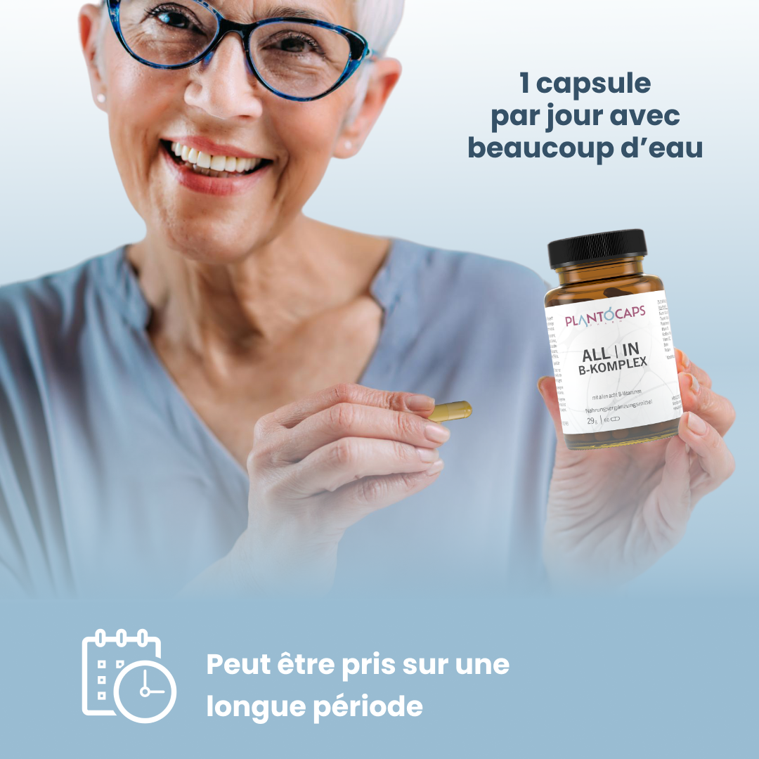 plantoCAPS ALL IN B-KOMPLEX Capsules 60 pcs - Intake