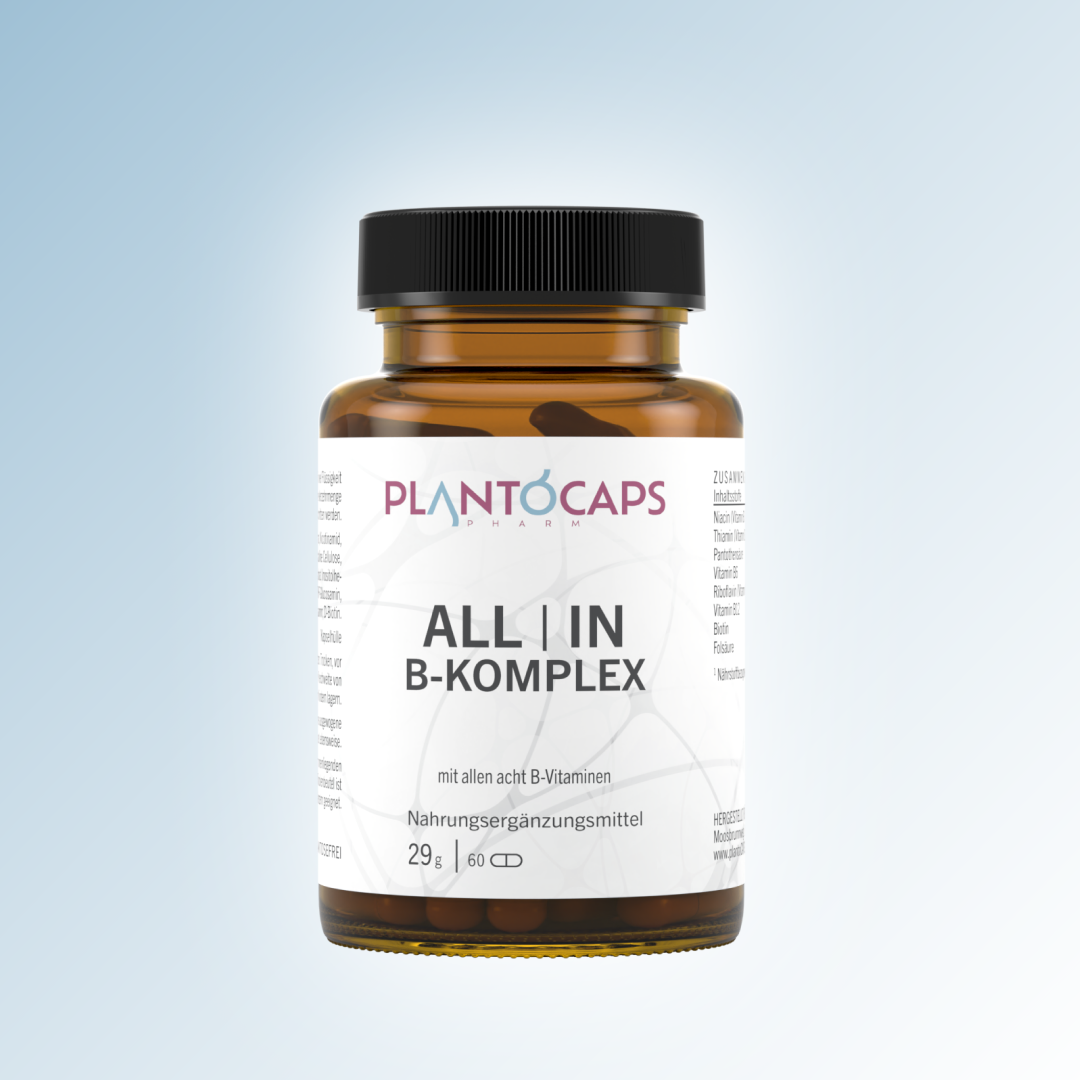 plantoCAPS ALL IN B-KOMPLEX Capsules 60 pcs - Product Image