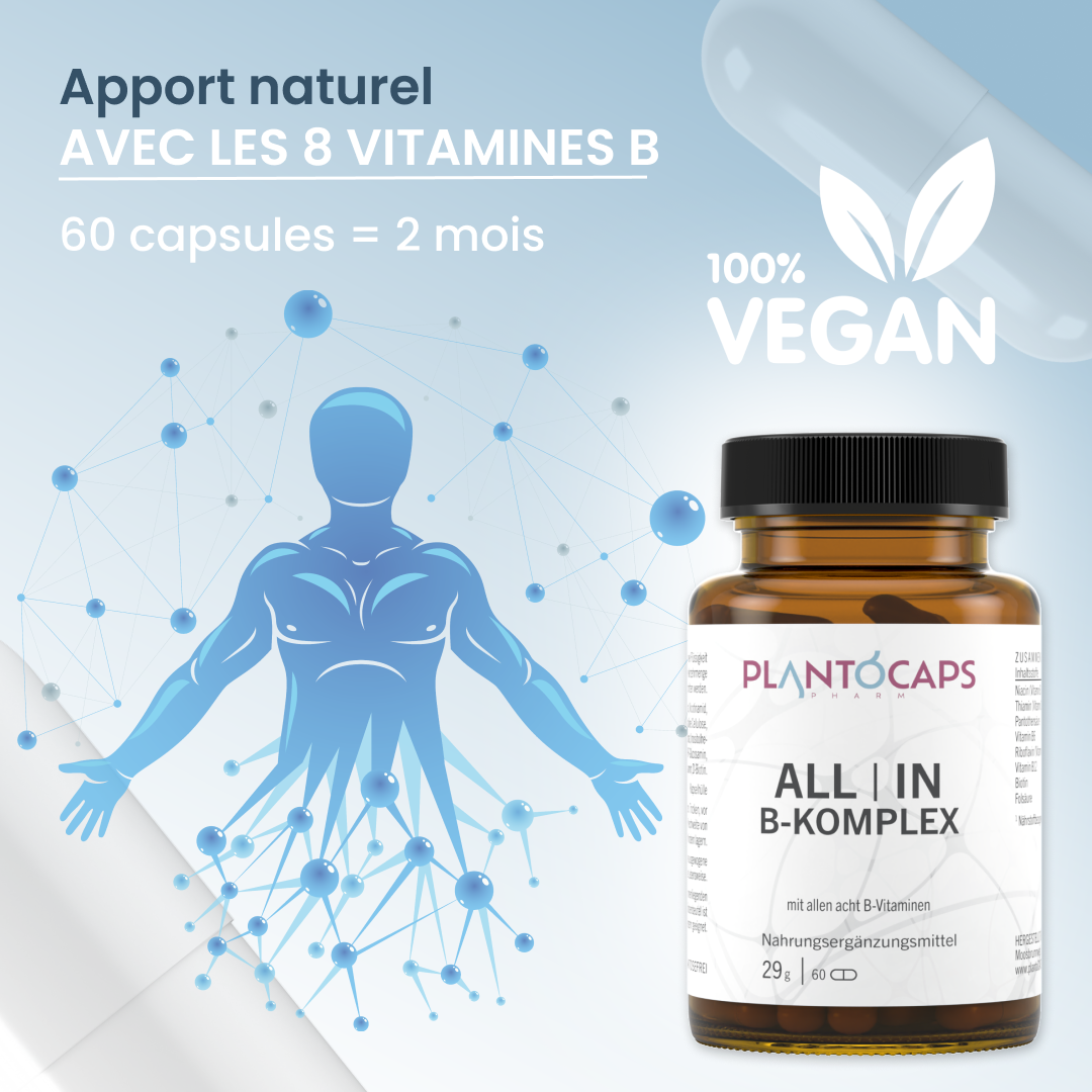 plantoCAPS ALL IN B-KOMPLEX Capsules 60 pcs - Product