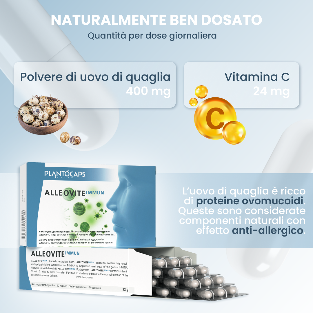 plantoCAPS ALLEOVITE IMMUN Capsules 60 pcs - Ingredients