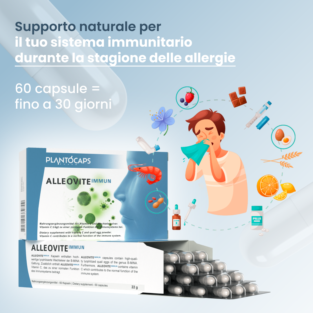 plantoCAPS ALLEOVITE IMMUN Capsules 60 pcs - Product