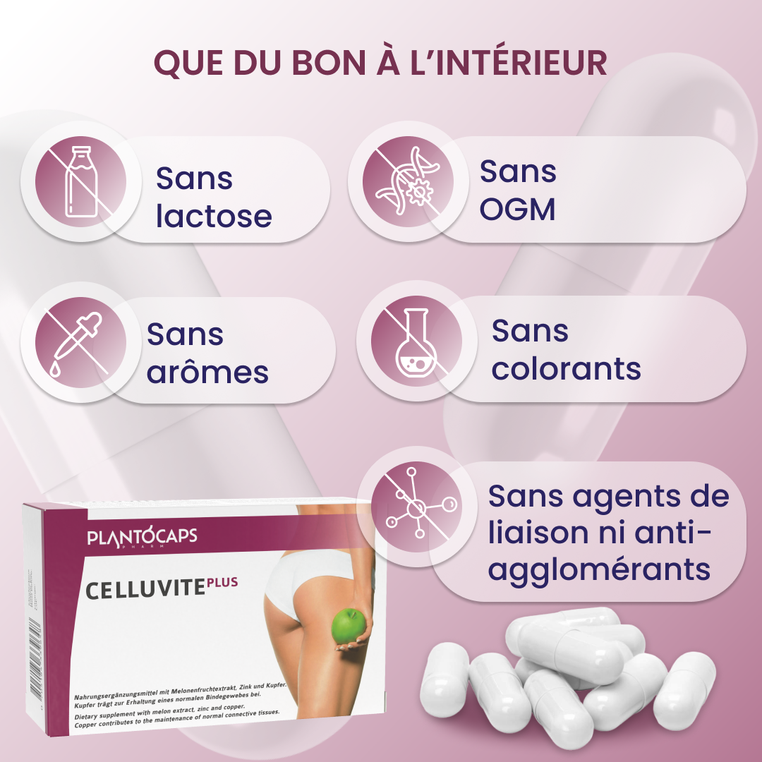 plantoCAPS CELLUVITE PLUS Capsules 60 pcs - What's Inside