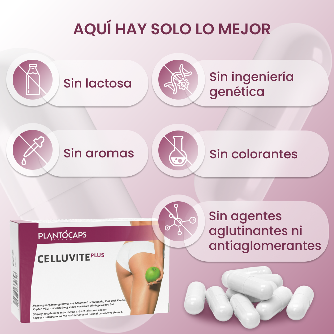 plantoCAPS CELLUVITE PLUS Capsules 60 pcs - What's Inside