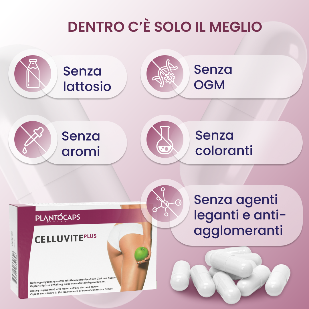 plantoCAPS CELLUVITE PLUS Capsules 60 pcs - What's Inside