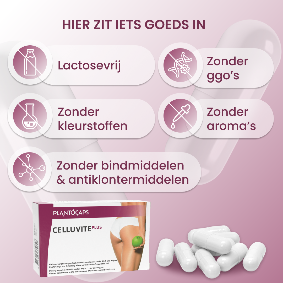 plantoCAPS CELLUVITE PLUS Capsules 60 pcs - What's Inside