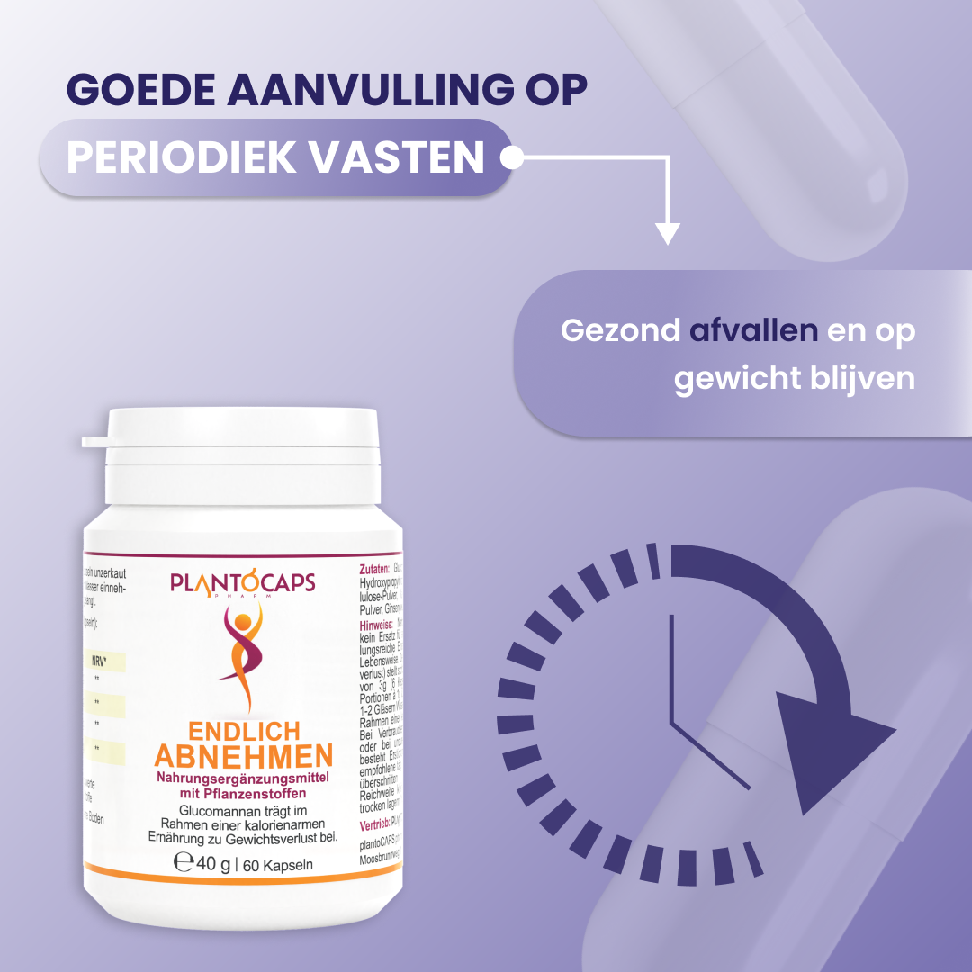 plantoCAPS Abnehmkapseln ENDLICH ABNEHMEN Capsules 60 pcs - Features