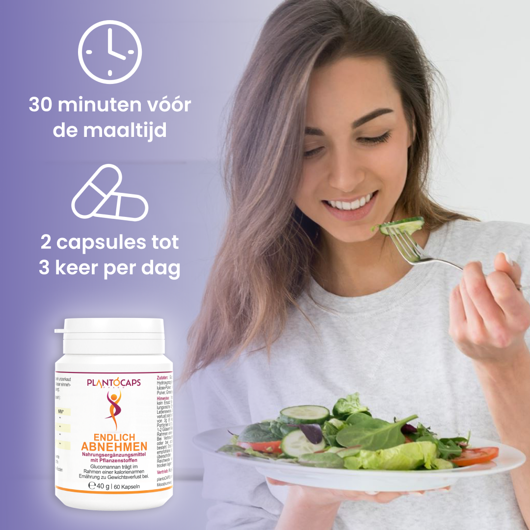plantoCAPS Abnehmkapseln ENDLICH ABNEHMEN Capsules 60 pcs - Intake