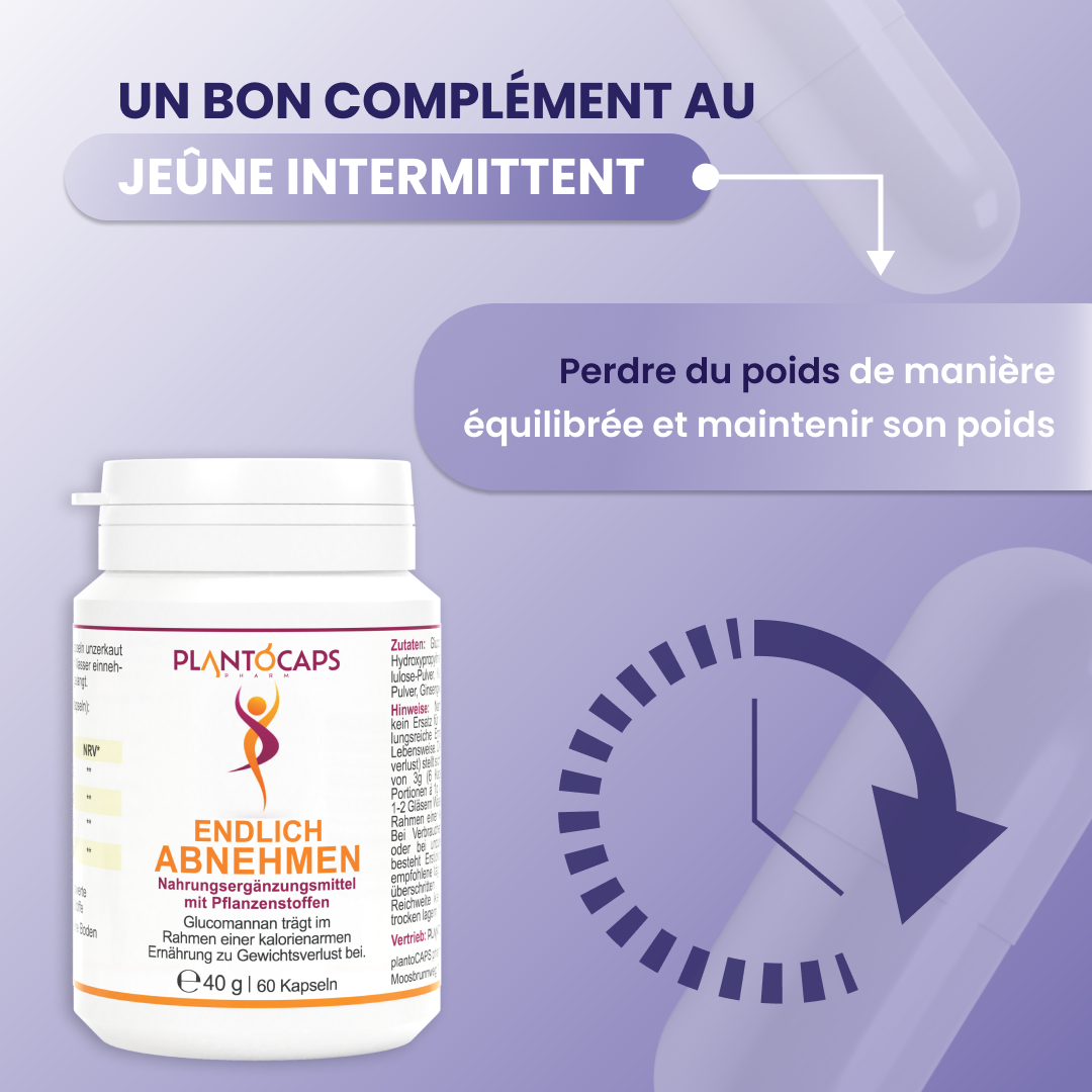 plantoCAPS ENDLICH ABNEHMEN Capsules 60 pcs - Caracteristiques