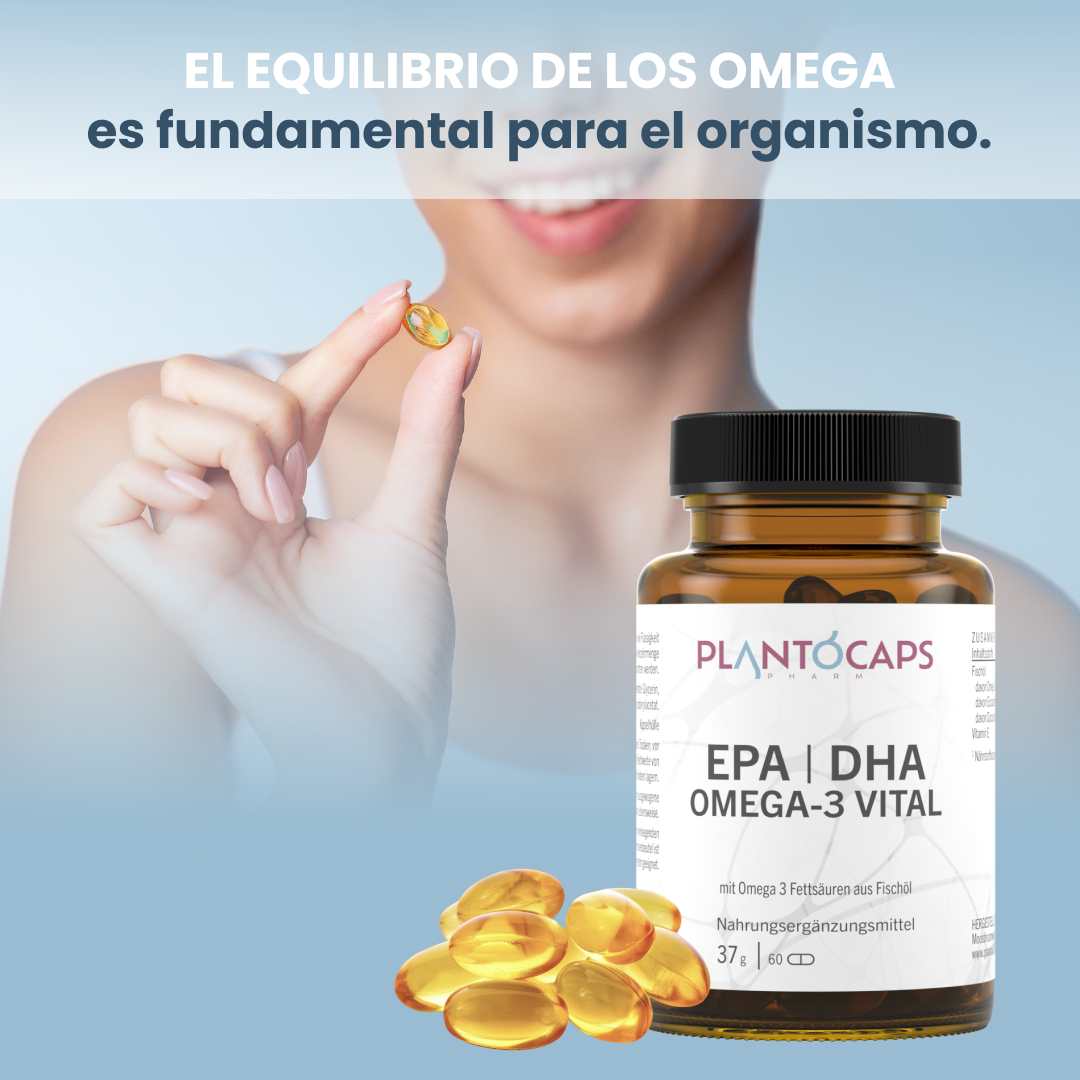 plantoCAPS EPA DHA OMEGA-3 VITAL Capsules 60 pcs - Features