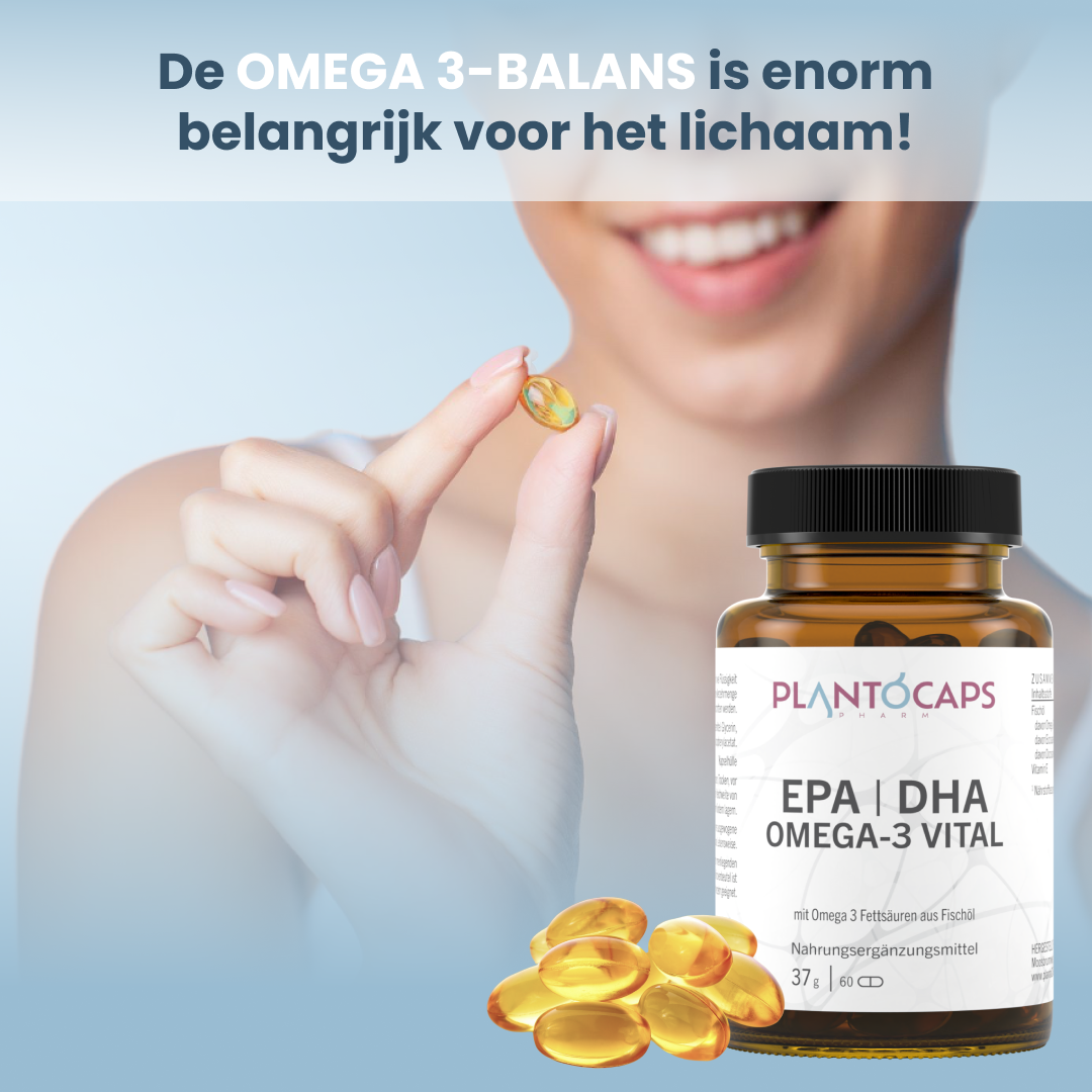plantoCAPS EPA DHA OMEGA-3 VITAL Capsules 60 pcs - Features