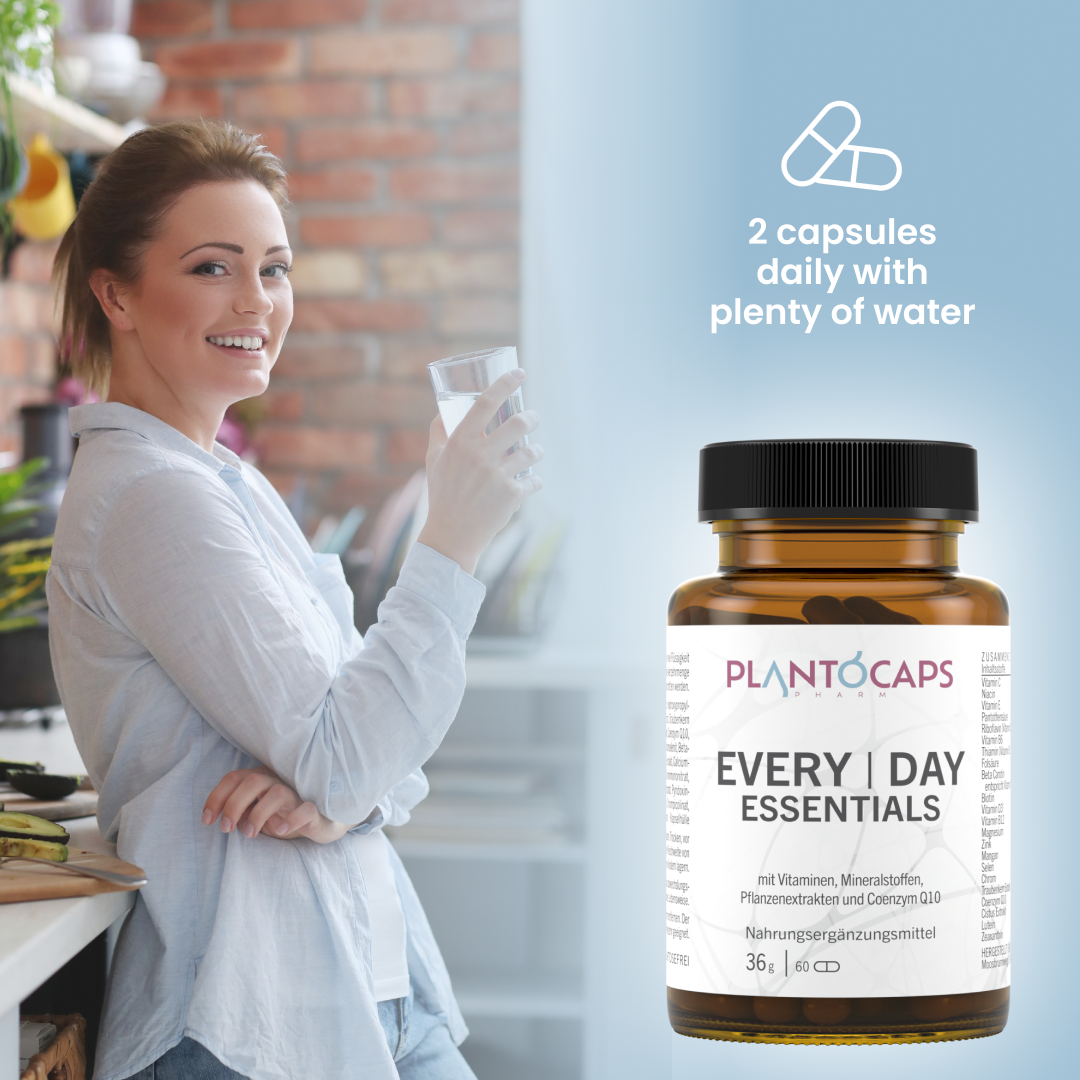 plantoCAPS EVERY DAY ESSENTIALS Capsules 60 pcs - Intake