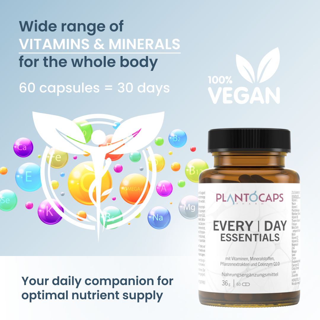 plantoCAPS EVERY DAY ESSENTIALS Capsules 60 pcs - Product