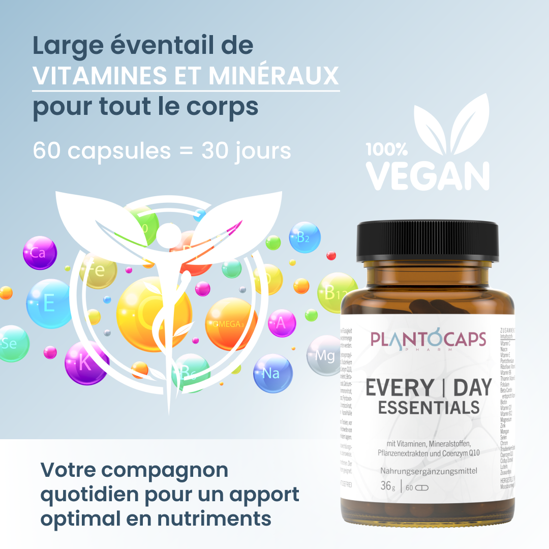 plantoCAPS EVERY DAY ESSENTIALS Capsules 60 pcs - Product