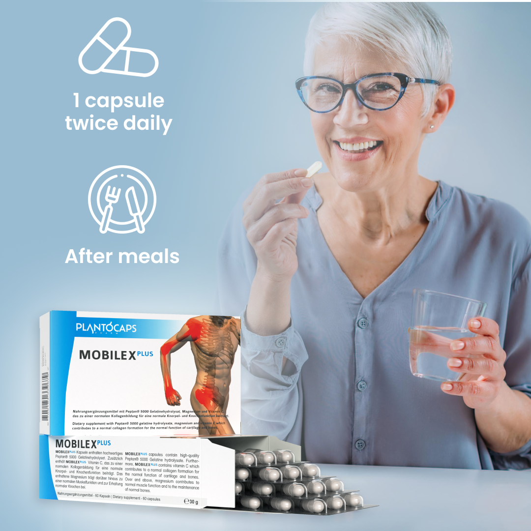 plantoCAPS MOBILEX PLUS Capsules 60 pcs - Intake