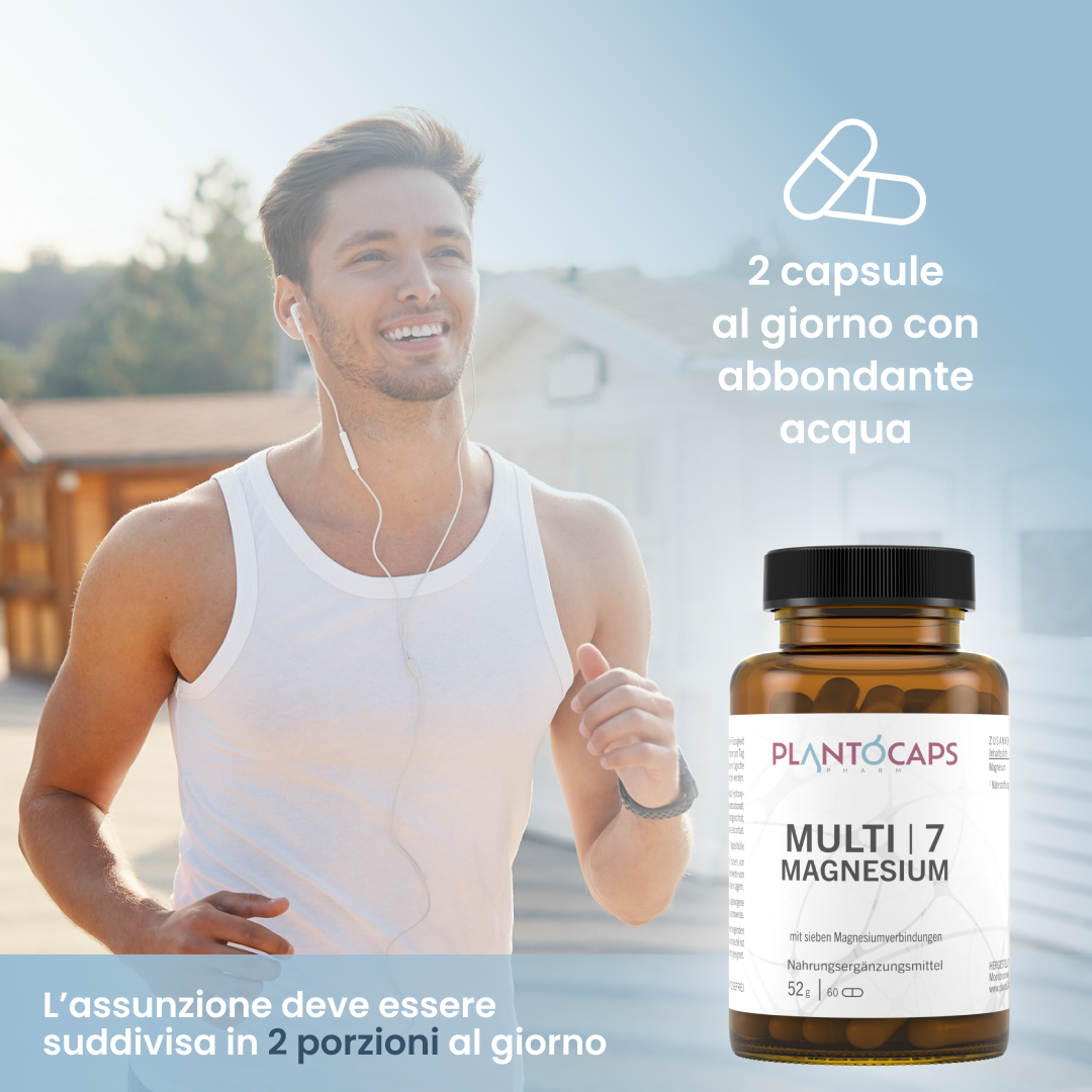 plantoCAPS MULTI 7 MAGNESIUM Capsules 60 pcs - Intake