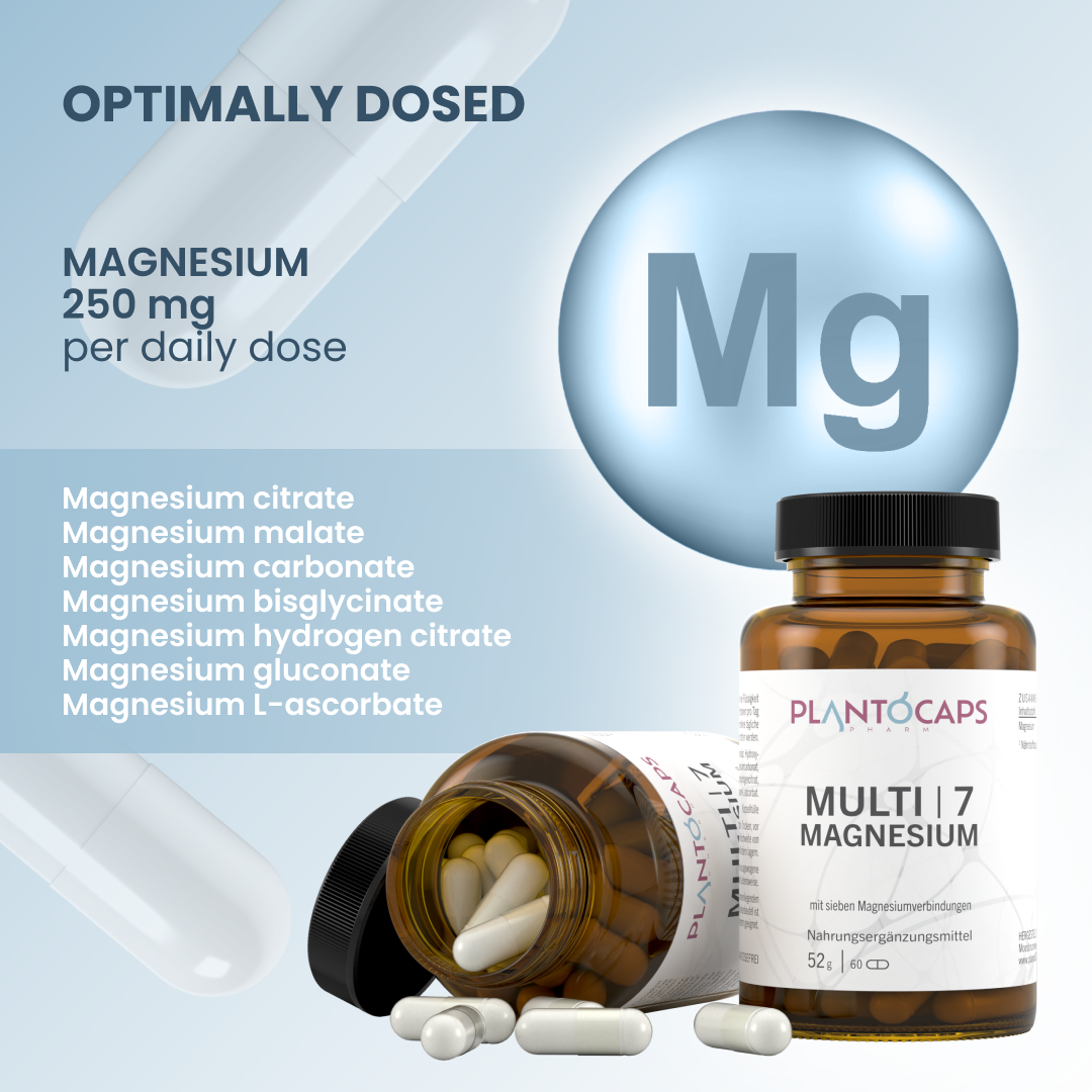 plantoCAPS MULTI 7 MAGNESIUM Capsules 60 pcs - Ingredients