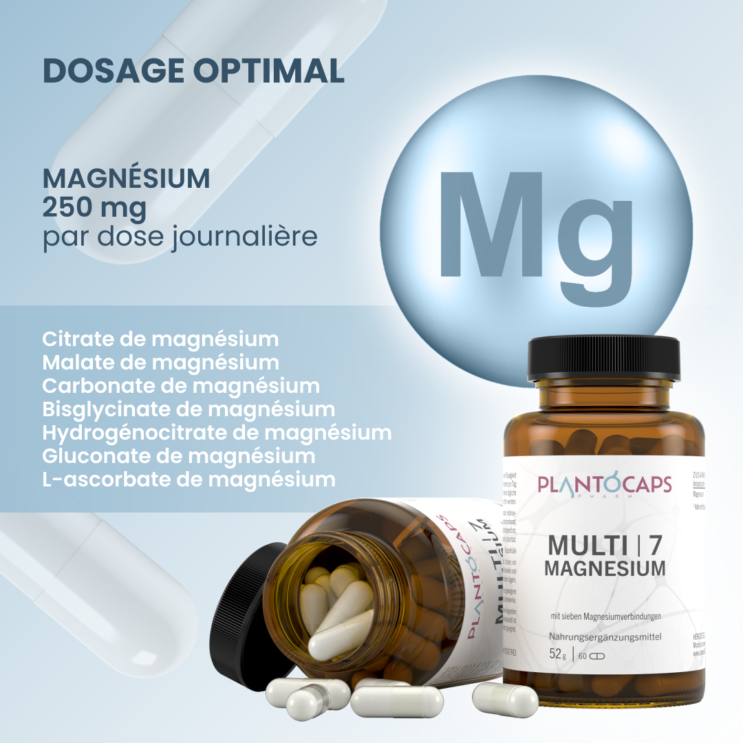plantoCAPS MULTI 7 MAGNESIUM Capsules 60 pcs - Ingredients