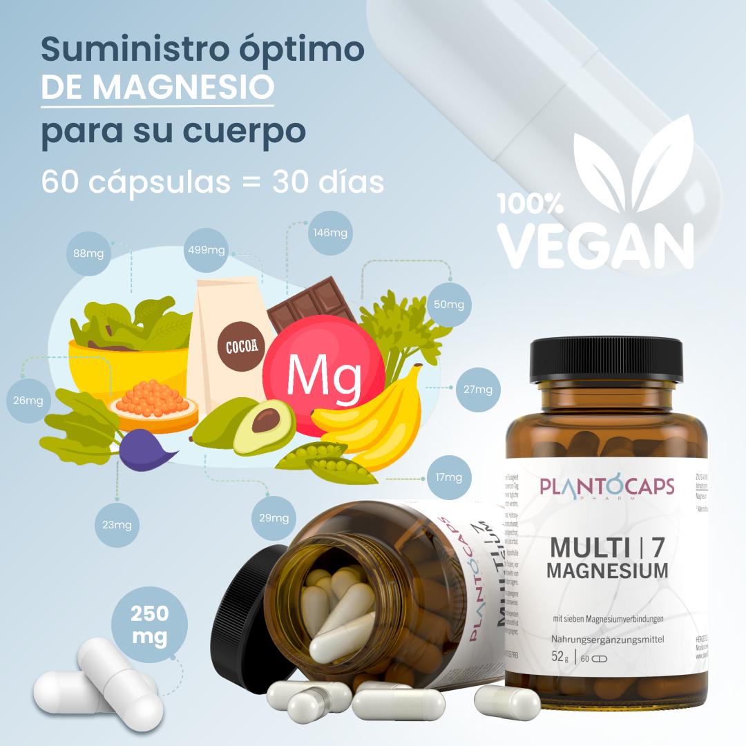 plantoCAPS MULTI 7 MAGNESIUM Capsules 60 pcs - Product