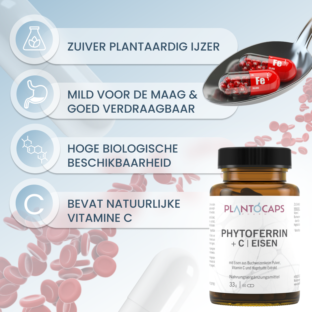 plantoCAPS PHYTOFERRIN +C EISEN Capsules 60 pcs - Benefits