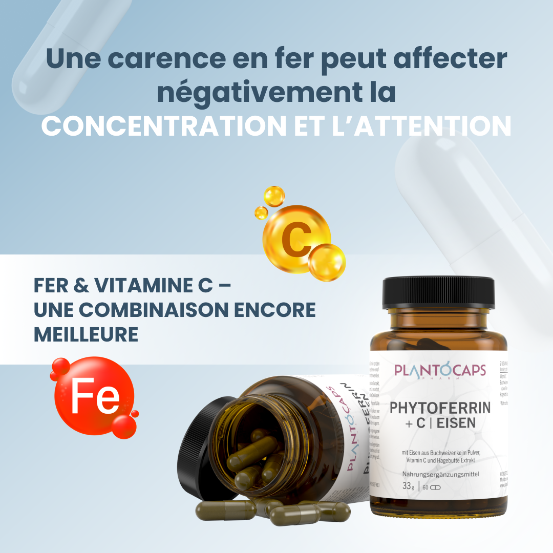 plantoCAPS PHYTOFERRIN +C EISEN Capsules 60 pcs - Features