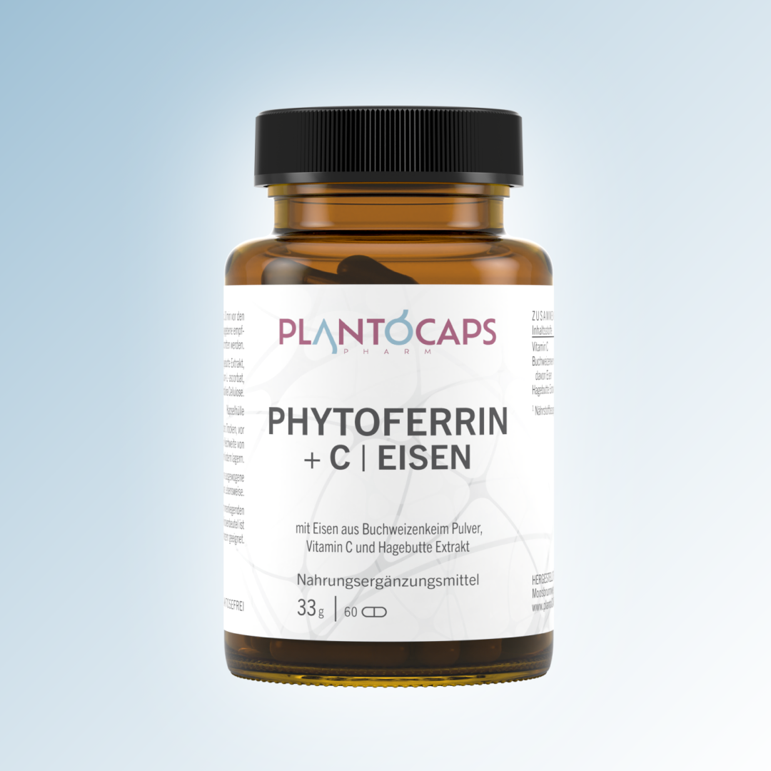 plantoCAPS PHYTOFERRIN +C EISEN Capsules 60 pcs - Product Image