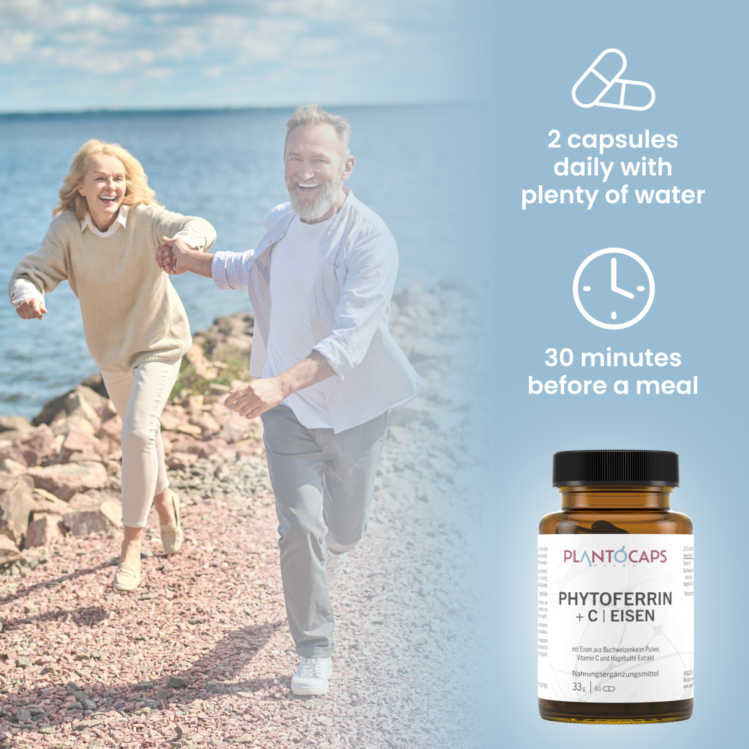 plantoCAPS PHYTOFERRIN +C EISEN Capsules 60 pcs - Intake