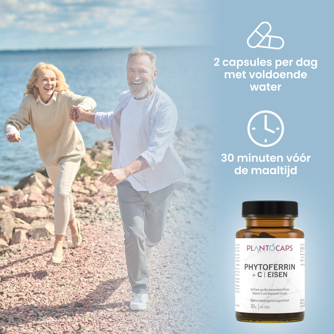 plantoCAPS PHYTOFERRIN +C EISEN Capsules 60 pcs - Intake