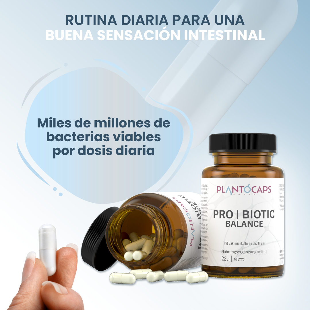 plantoCAPS PRO BIOTIC BALANCE Capsules 60 pcs - Features
