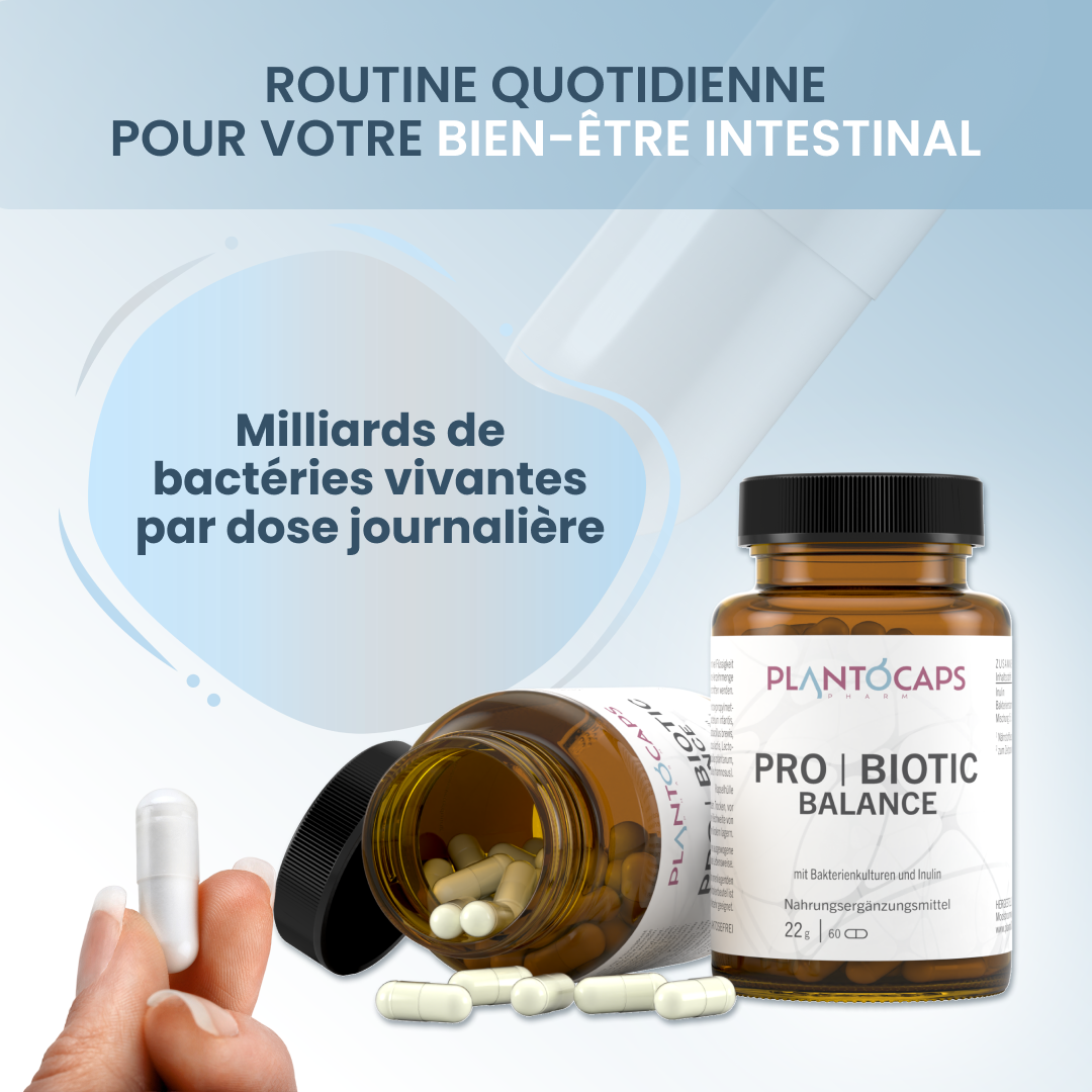 plantoCAPS PRO BIOTIC BALANCE Capsules 60 pcs - Features