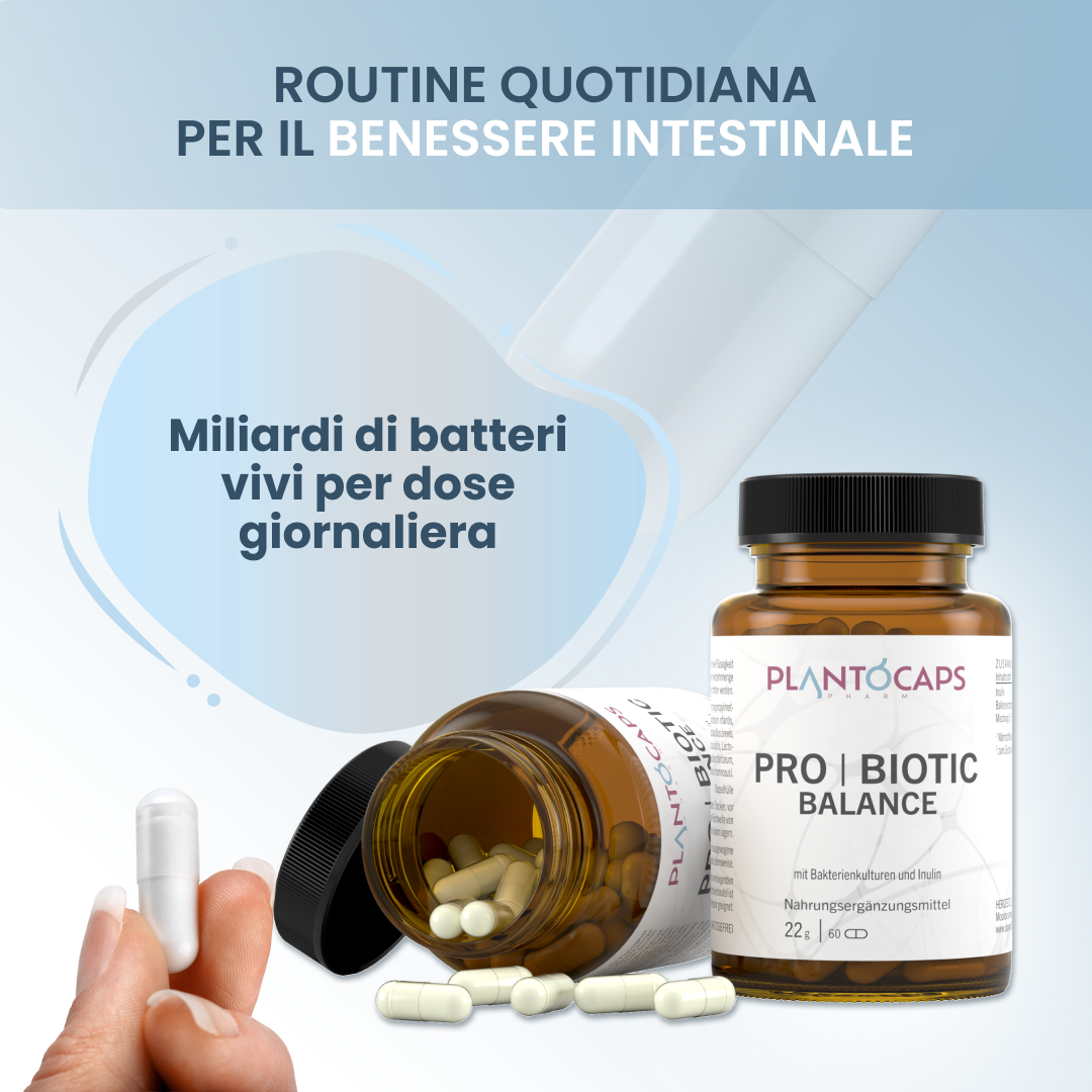 plantoCAPS PRO BIOTIC BALANCE Capsules 60 pcs - Features