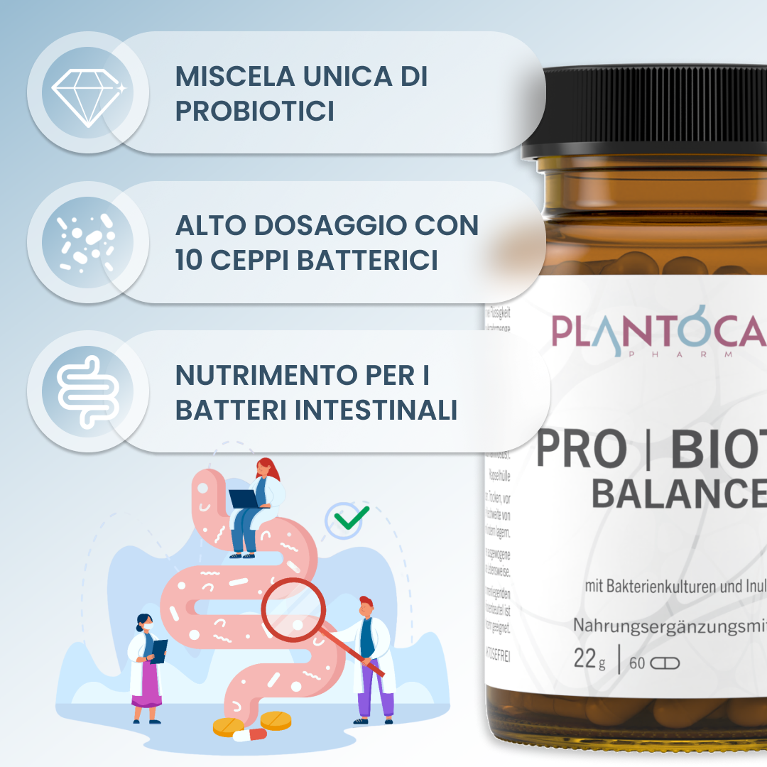 plantoCAPS PRO BIOTIC BALANCE Capsules 60 pcs - Benefits
