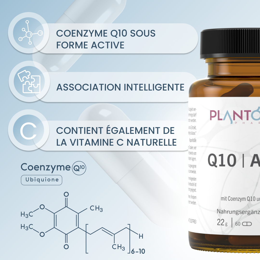 plantoCAPS Q10 AKTIV Capsules 60 pcs - Benefits
