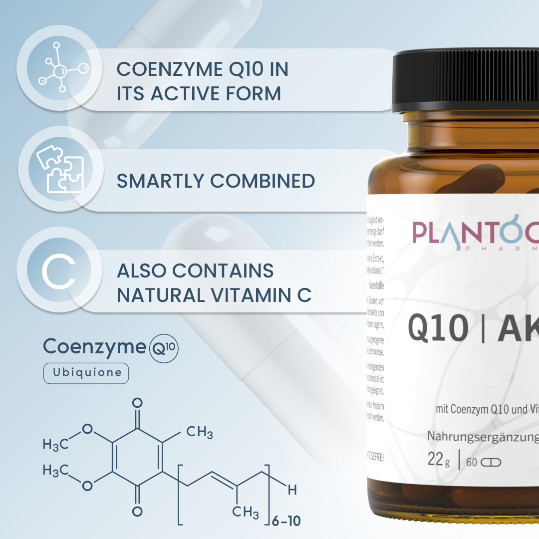 plantoCAPS Q10 AKTIV Capsules 60 pcs - Benefits