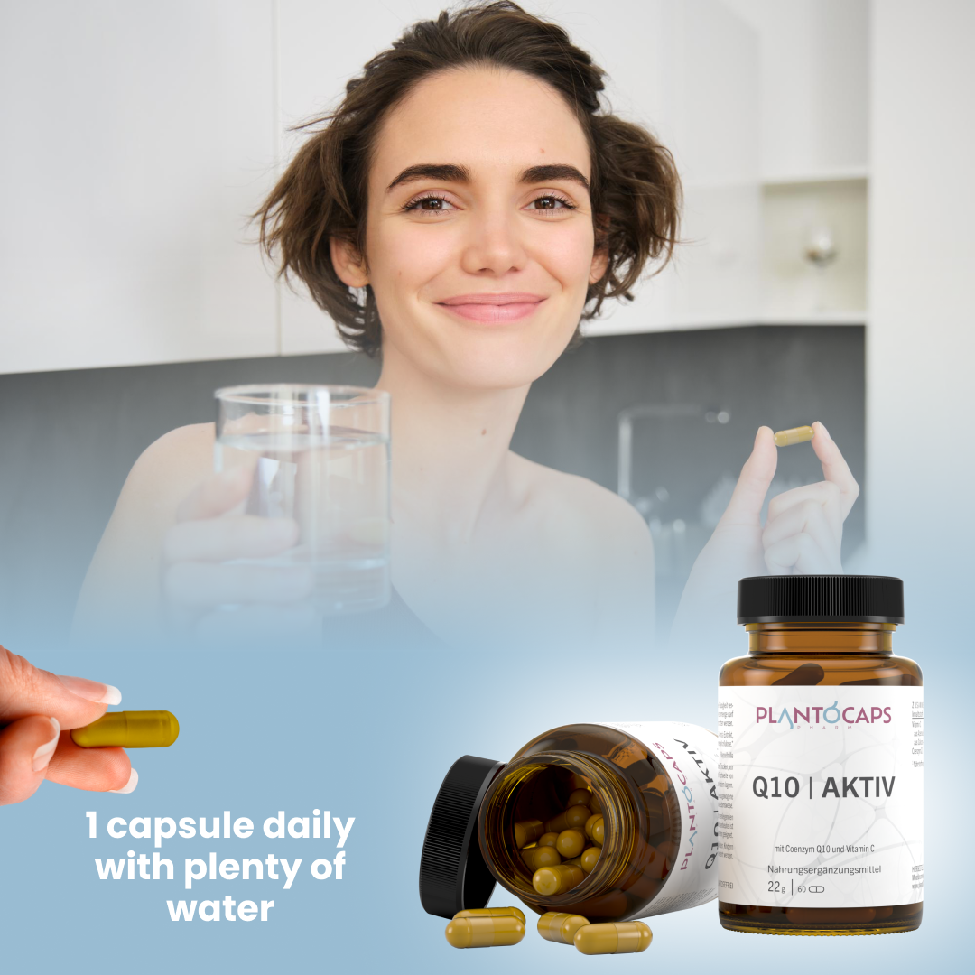 plantoCAPS Q10 AKTIV Capsules 60 pcs - Intake