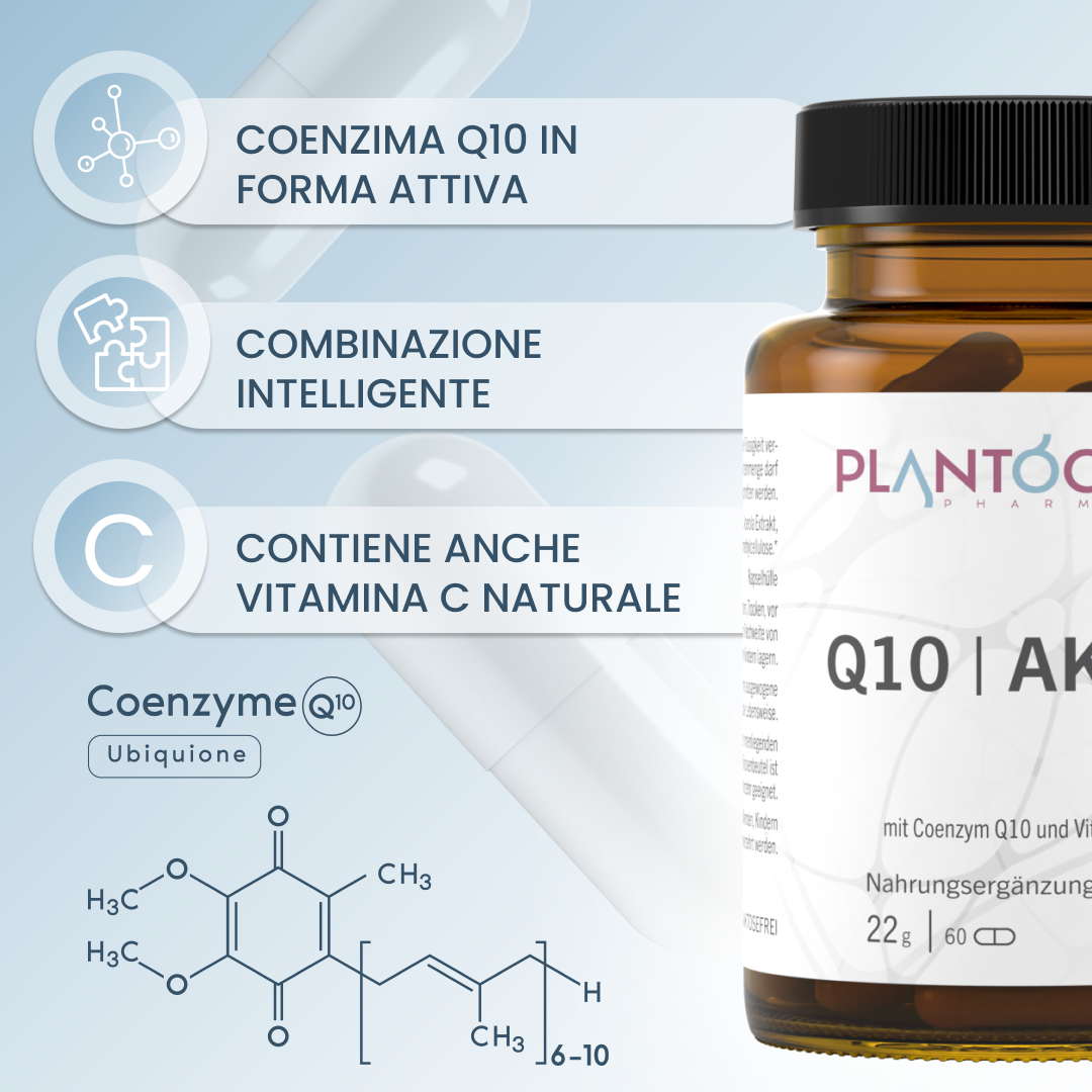 plantoCAPS Q10 AKTIV Capsules 60 pcs - Benefits