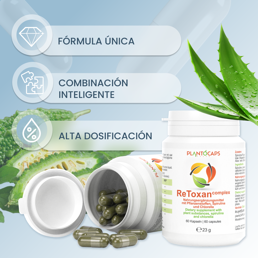 plantoCAPS ReToxan complex Capsules 60 pcs - Benefits