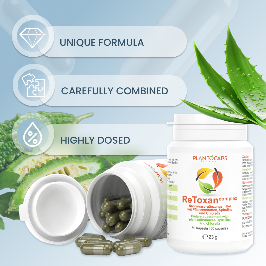 plantoCAPS ReToxan complex Capsules 60 pcs - Benefits