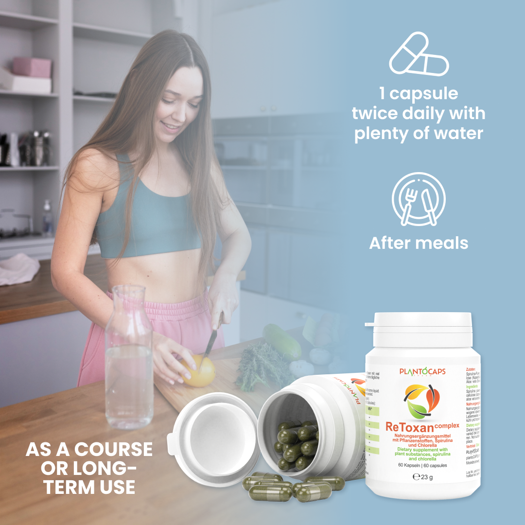 plantoCAPS ReToxan complex Capsules 60 pcs - Intake