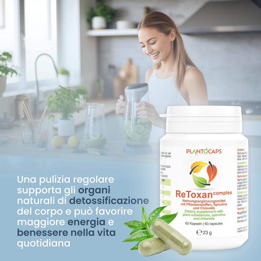 plantoCAPS ReToxan complex Capsules 60 pcs - How It Works