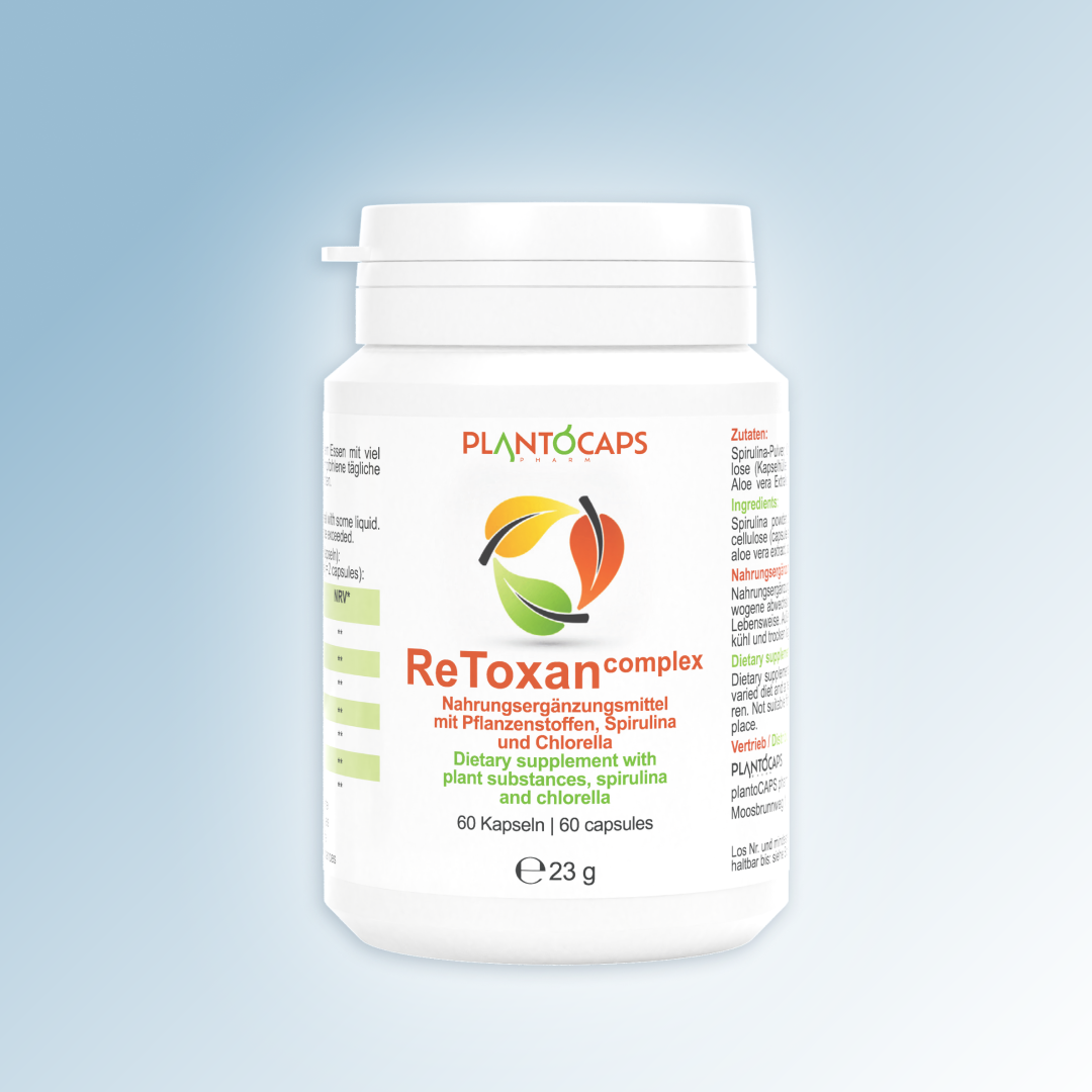plantoCAPS ReToxan complex Capsules 60 pcs - Product Image