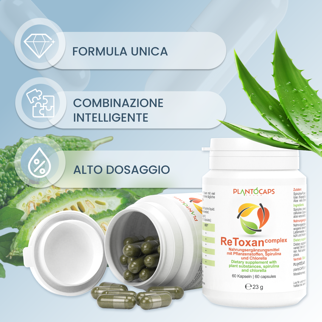 plantoCAPS ReToxan complex Capsules 60 pcs - Benefits