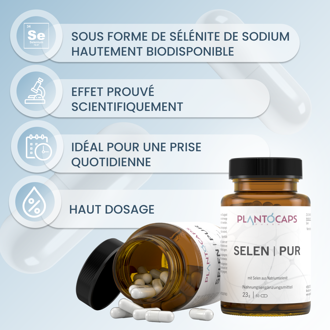 plantoCAPS SELEN PUR Capsules 60 pcs - Benefits