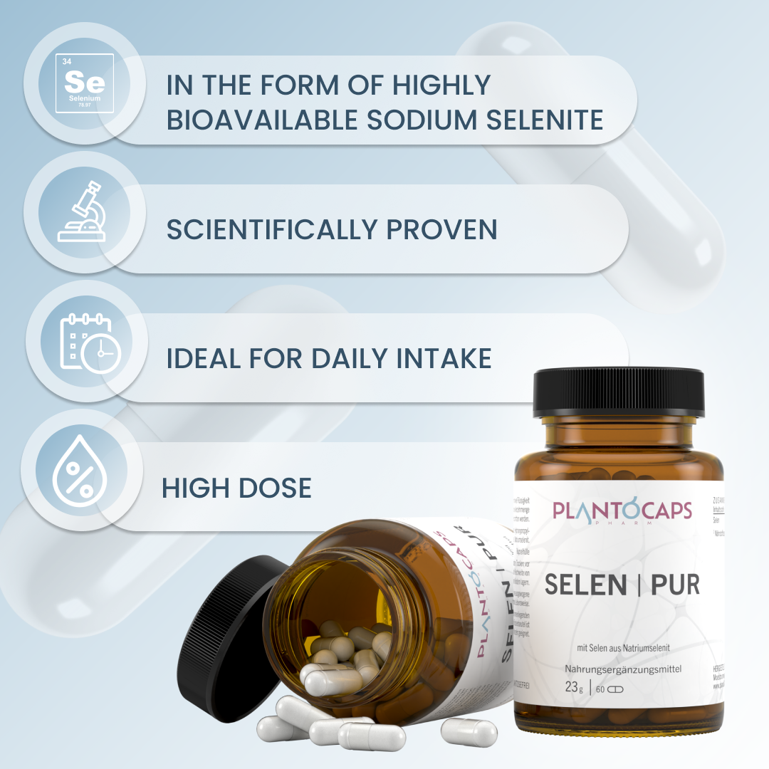 plantoCAPS SELEN PUR Capsules 60 pcs - Benefits