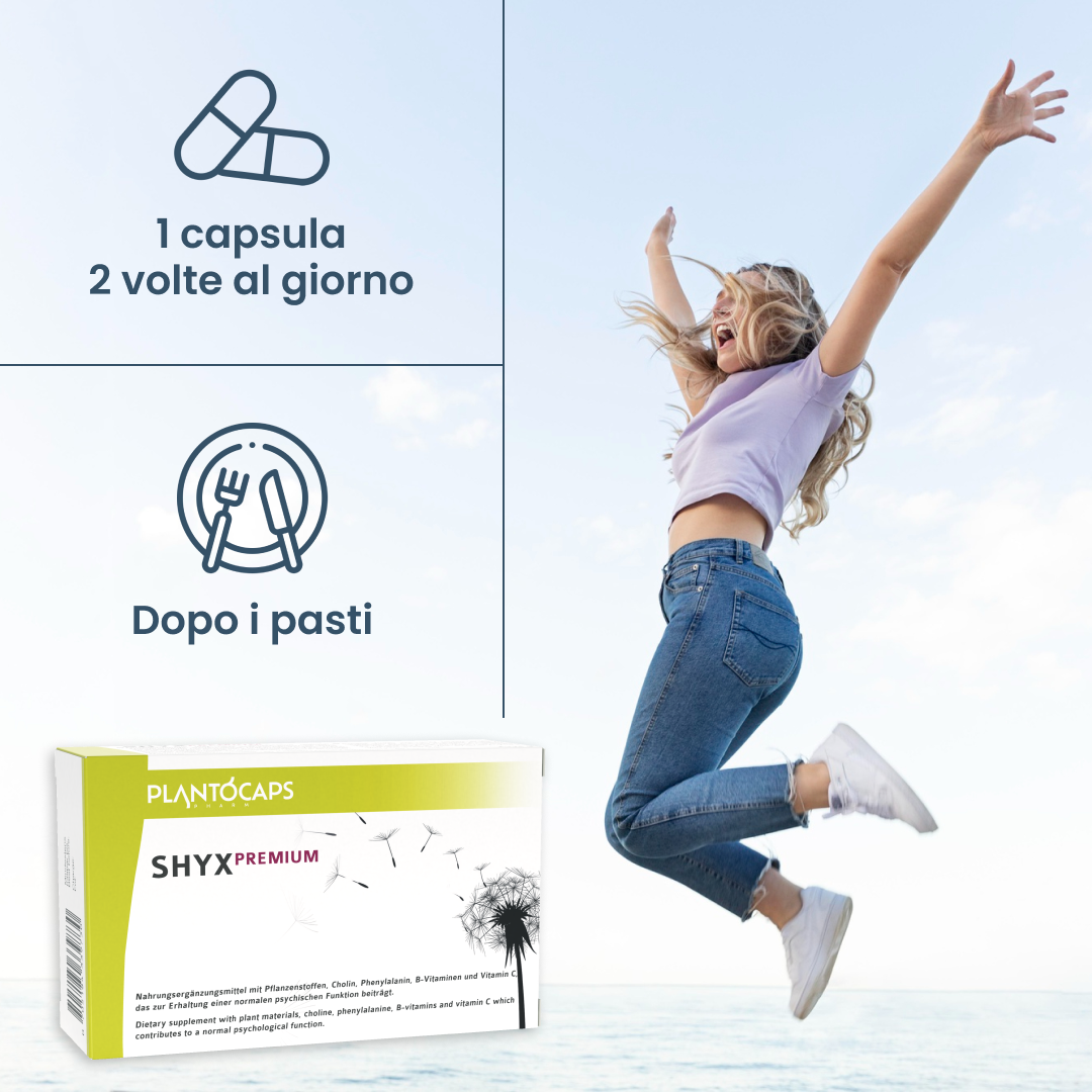 plantoCAPS shyX PREMIUM Capsules 60 pcs - Intake