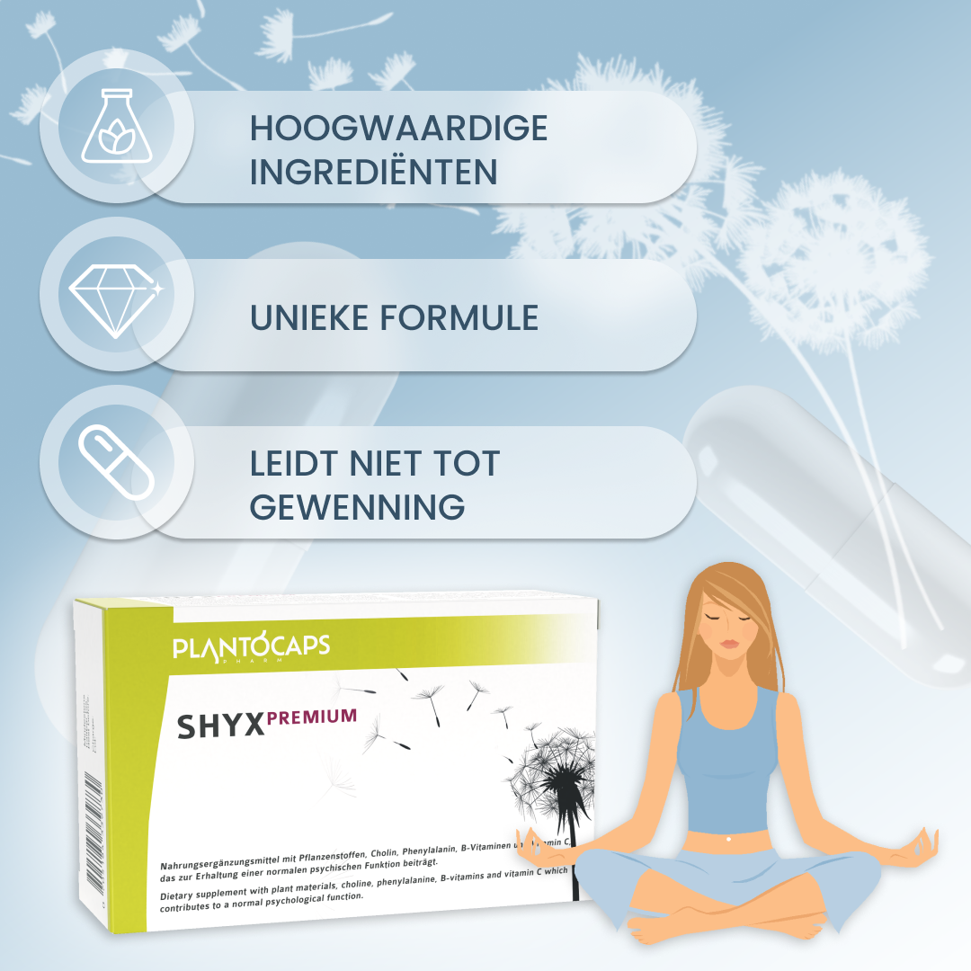 plantoCAPS shyX PREMIUM Capsules 60 pcs - Benefits