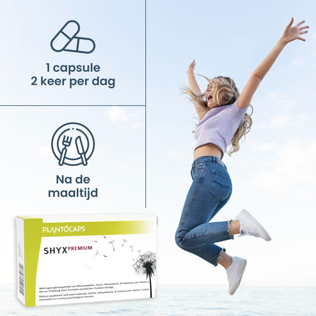 plantoCAPS shyX PREMIUM Capsules 60 pcs - Intake