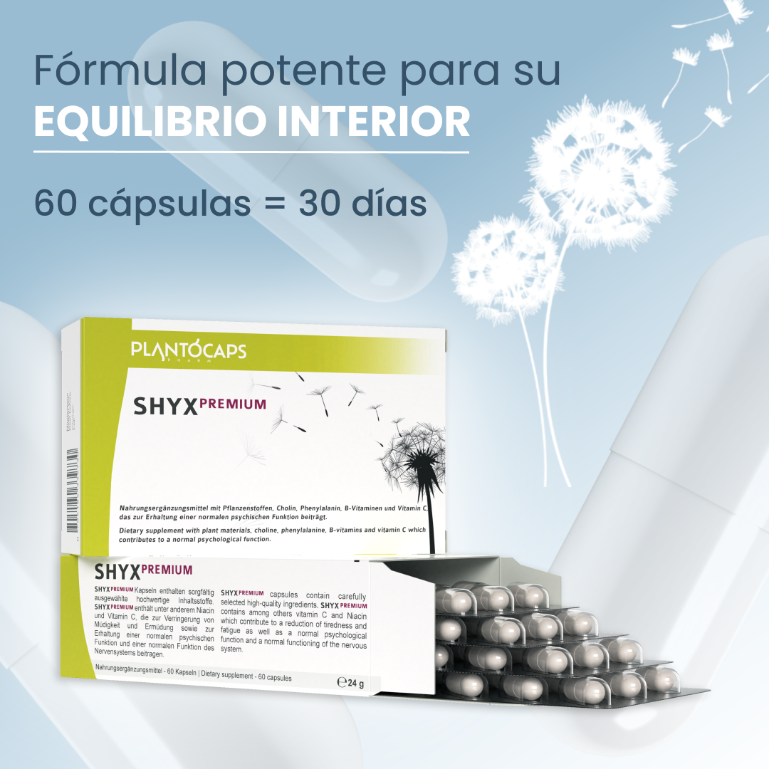 plantoCAPS shyX PREMIUM Capsules 60 pcs - Product