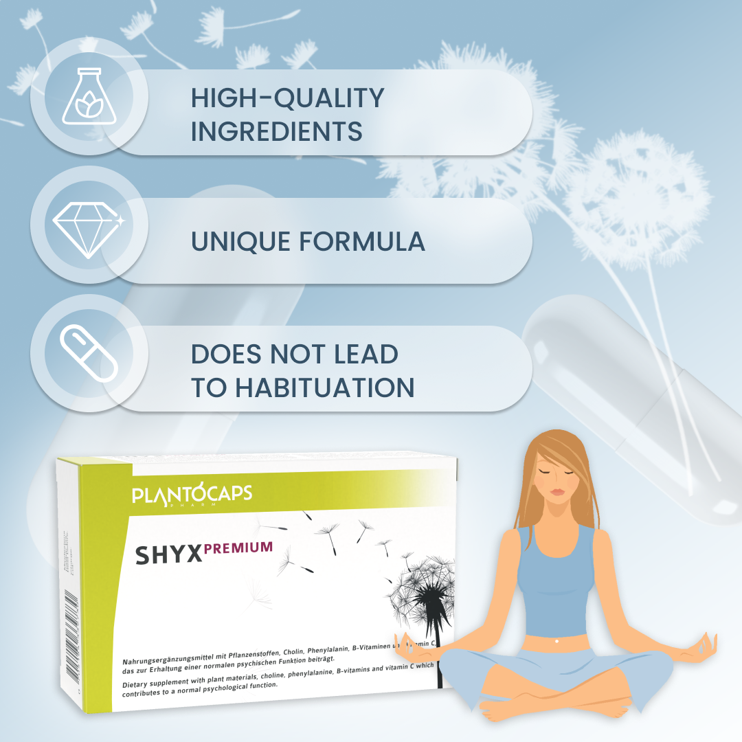 plantoCAPS shyX PREMIUM Capsules 60 pcs - Benefits